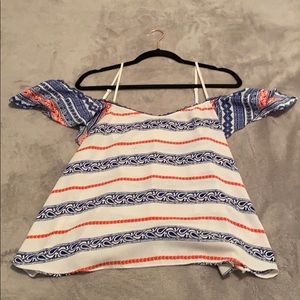 Off the shoulder short sleeve